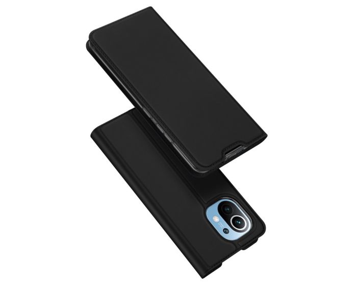 DUX DUCIS SkinPro Wallet Case Θήκη Πορτοφόλι με Stand - Black (Xiaomi Mi 11)