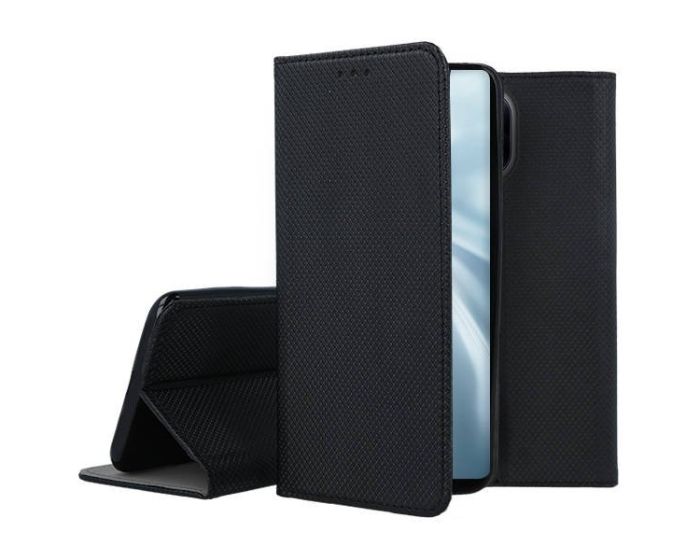 Forcell Smart Book Case με Δυνατότητα Stand Θήκη Πορτοφόλι Black (Xiaomi Mi 11)