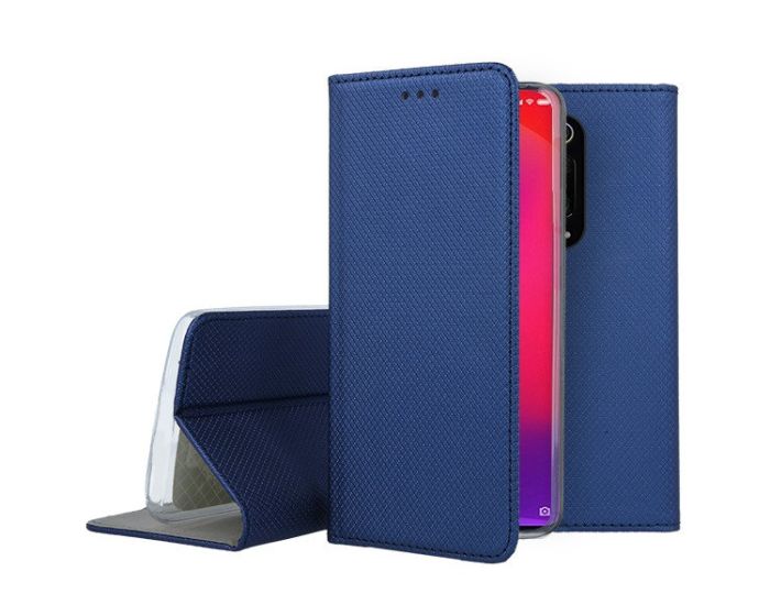 Forcell Smart Book Case με Δυνατότητα Stand Θήκη Πορτοφόλι Navy Blue (Xiaomi Mi 9T / 9T Pro)