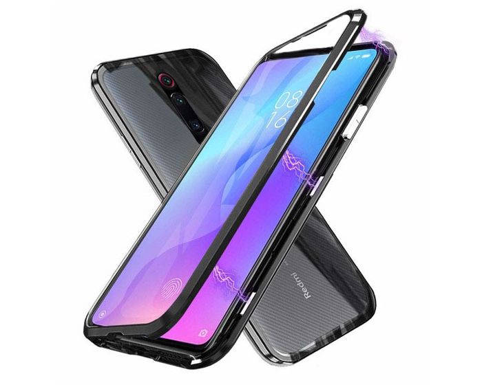 Magneto Bumper Case - Μαγνητική Θήκη Clear / Black (Xiaomi Mi 9T / K20 Pro)