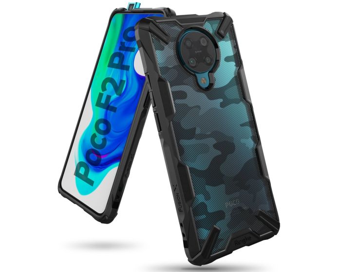 Ringke Fusion-X Σκληρή Θήκη με TPU Bumper Camo (Xiaomi Poco F2 Pro)