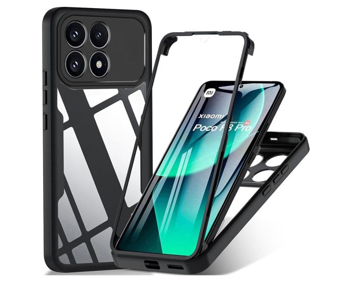 Techsuit ColorVerse 360 Case + Screen Protector Θήκη Black (Xiaomi Poco F8 Pro)