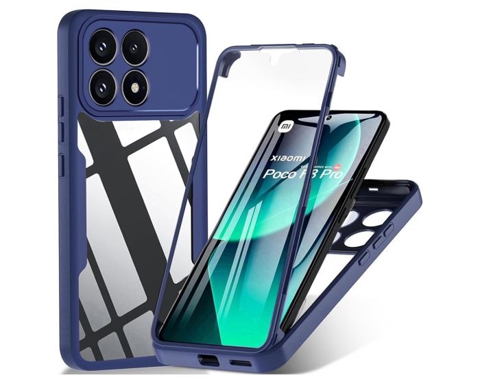 Techsuit ColorVerse 360 Case + Screen Protector Θήκη Blue (Xiaomi Poco F8 Pro)