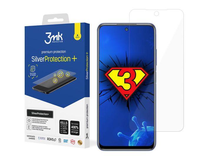 3mk SilverProtection+ Antibacterial Film Protector - (Xiaomi Redmi 10)