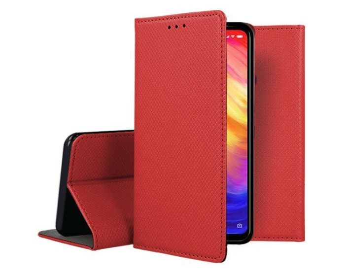 Forcell Smart Book Case με Δυνατότητα Stand Θήκη Πορτοφόλι Red (Xiaomi Redmi 14C)