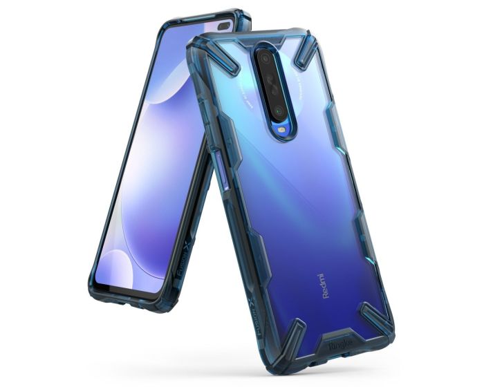 Ringke Fusion-X Σκληρή Θήκη με TPU Bumper Space Blue (Xiaomi Redmi K30)