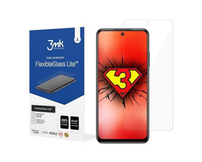 3mk Premium Flexible Lite 6H Tempered Glass 0.16mm - (Xiaomi Redmi Note 10 / 10S / Poco M5s)