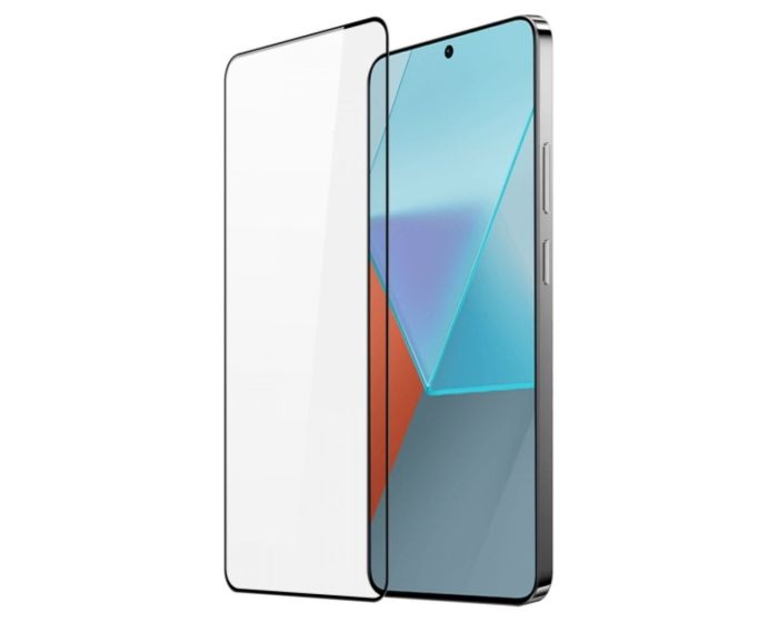 3D Full Glue Full Face Ceramic Black Αντιχαρακτικό Γυαλί 9H Tempered Glass (Xiaomi Redmi Note 13 5G / Redmi Note 13 Pro 4G)