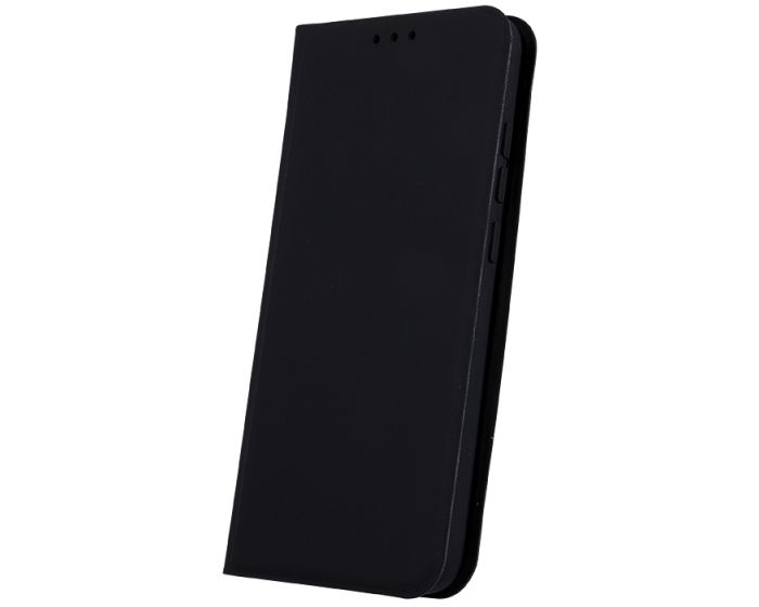 Smart Skin Wallet Case Θήκη Πορτοφόλι με Stand - Black Matte (Xiaomi Redmi Note 9)