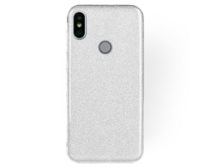 Forcell Glitter Shine Cover Hard Case Silver (Xiaomi Redmi S2)