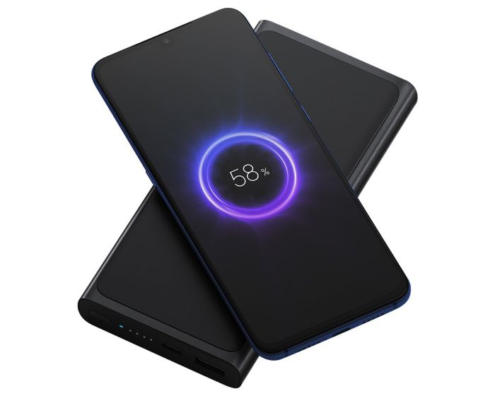 Xiaomi Wireless Power Bank 10000mAh Εξωτερική Μπαταρία Ασύρματης Φόρτισης - Black