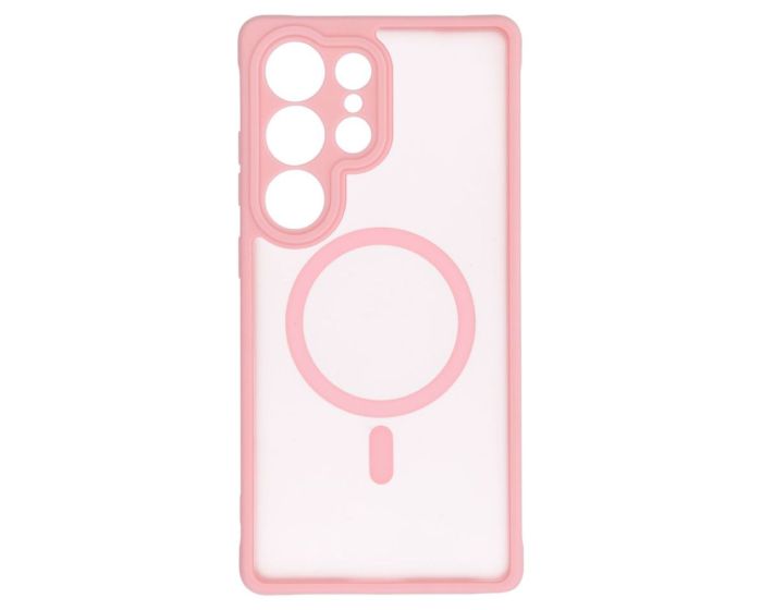 Full Matte Mag Cover MagSafe Hybrid Case Light Pink (Xiaomi Redmi Note 14 Pro 5G / Poco X7 5G) - MT84492