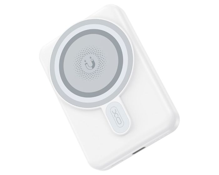 XO PR264 MagSafe Wireless Power Bank PD QC 10000mAh 20W Εξωτερική Μπαταρία - White - MT82750