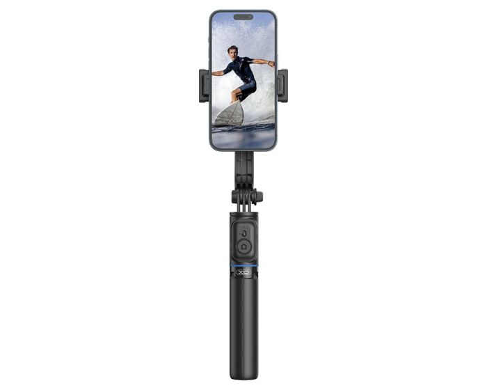 XO SS13 Selfie Stick 106cm with Tripod / Stand and Bluetooth Remote για Κινητά - Black