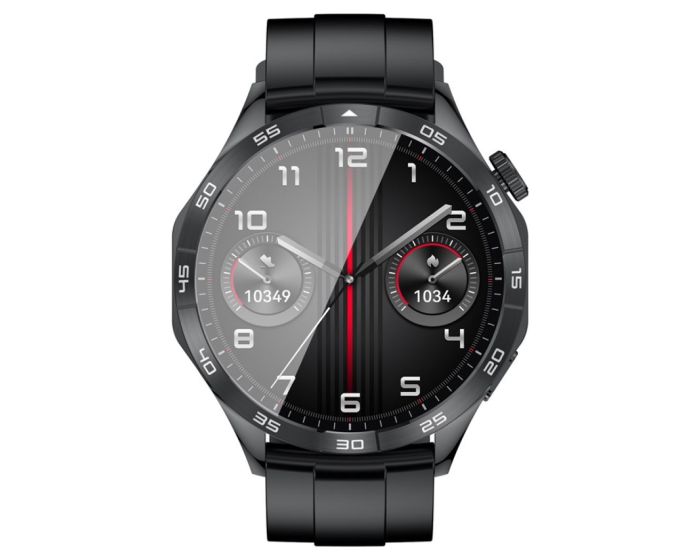 XO Watch 4 Amoled IP68 Call Answering Sport Smartwatch - Black - MT83071