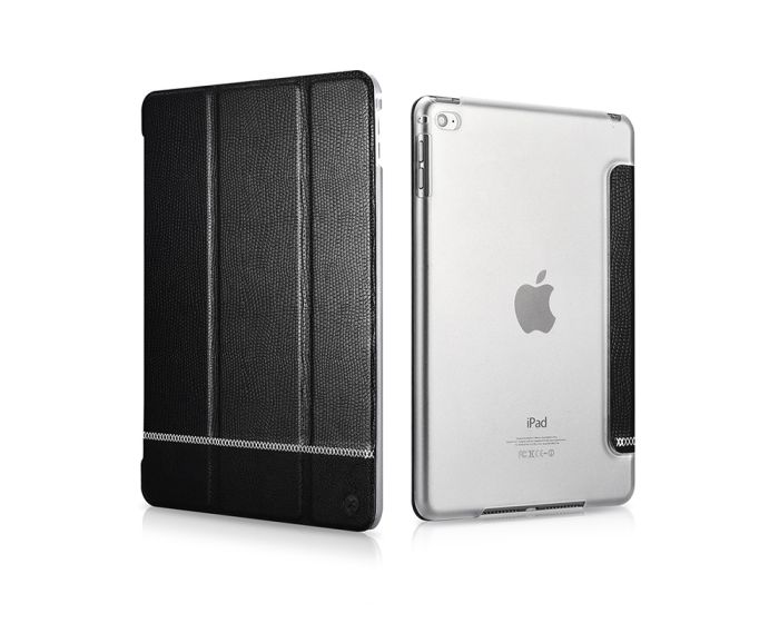 XOOMZ Shine Folio Smart Cover Case με δυνατότητα Stand Black (iPad 9.7'' 2017 / 2018)
