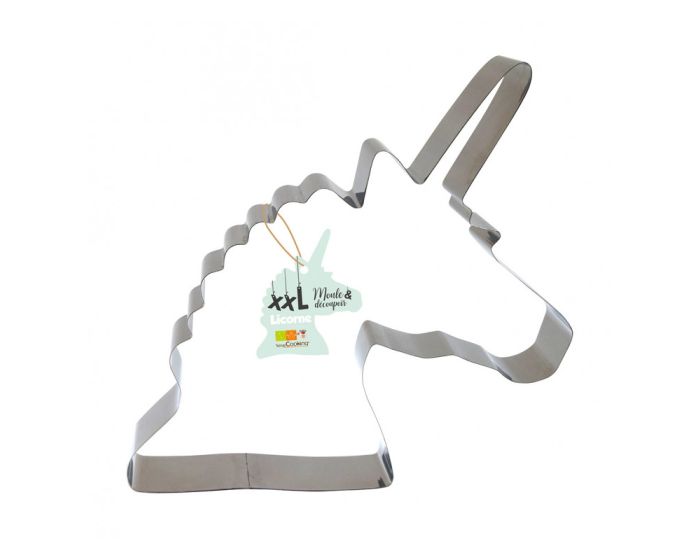 Scrap Cooking XXL Stainless Steel Unicorn Cookie Cutter Mould (SCC-1982) Φόρμα για Κέικ
