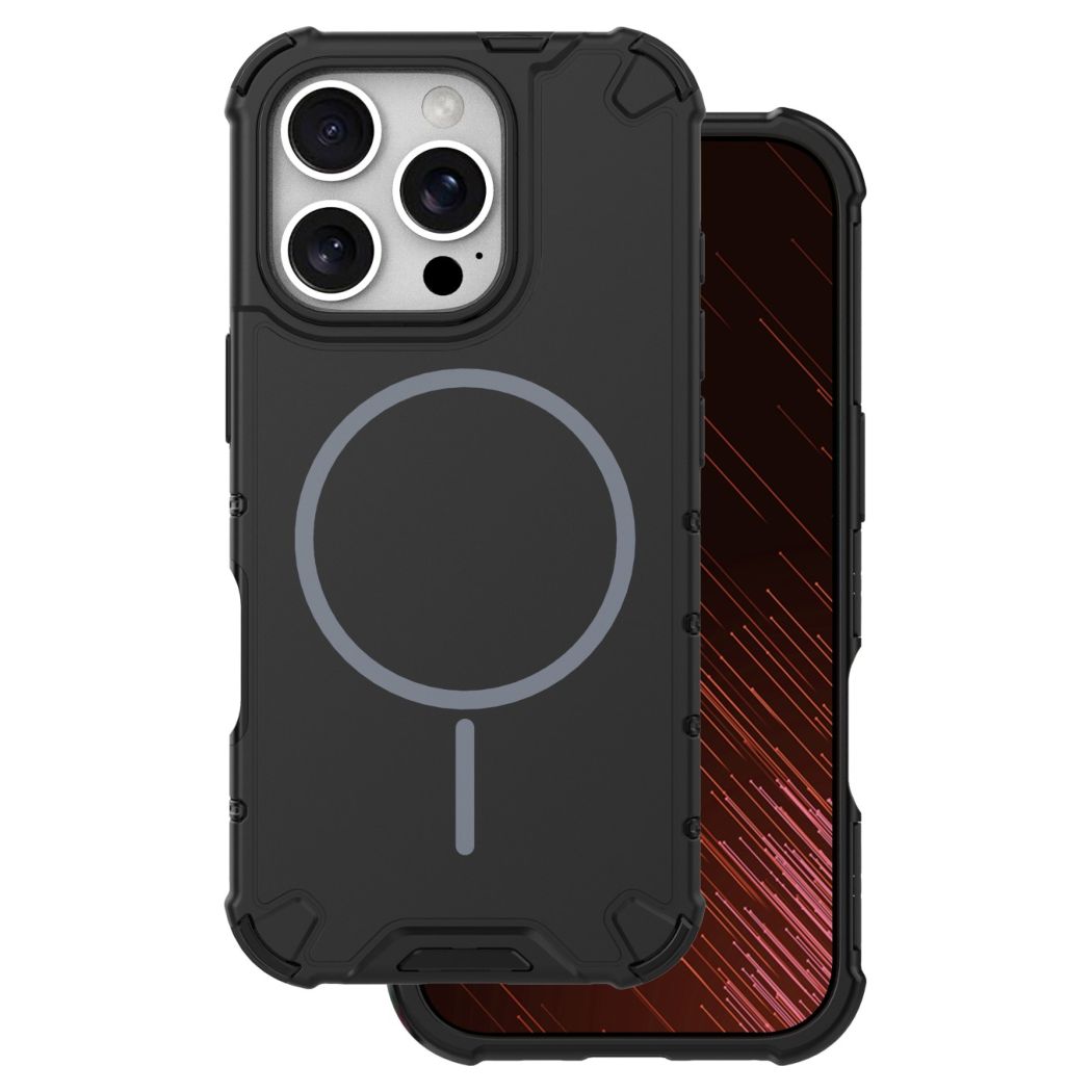 Defender 2in1 Mag Hybrid Case Θήκη MagSafe Black (iPhone 14 Pro)
