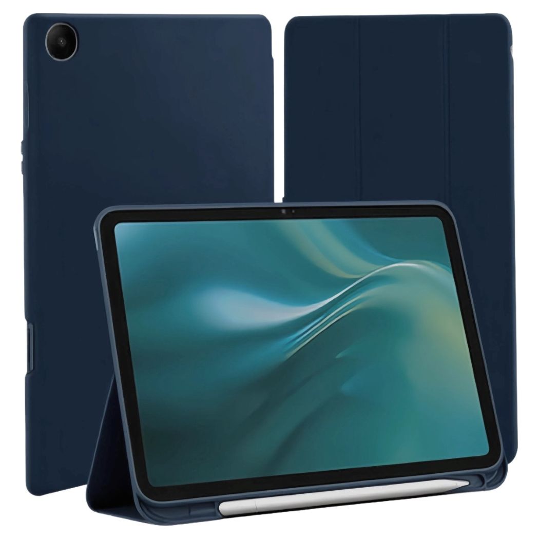 Etteri Smart Cover Case Θήκη Βοοκ με δυνατότητα Stand - Dark Blue (Samsung Galaxy Tab A9 8.7)
