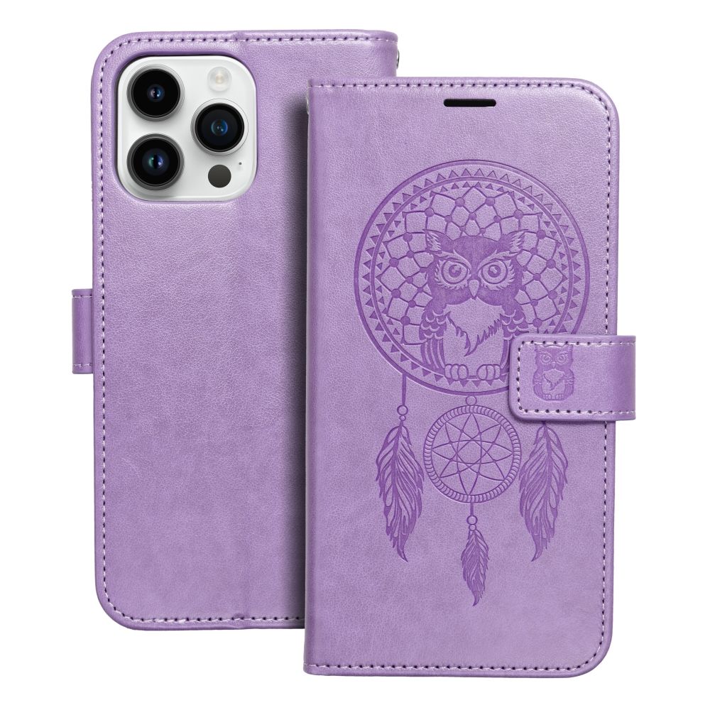 Forcell MEZZO Smart Book Case με Δυνατότητα Stand Θήκη Πορτοφόλι Purple Dreamcatcher (iPhone 14 Pro) - MT65931