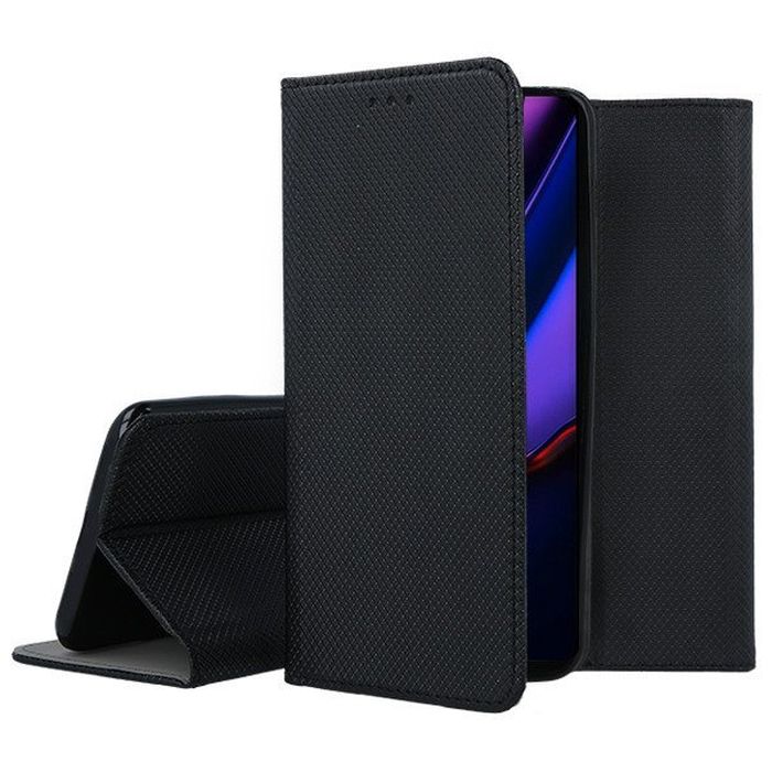 Forcell Smart Book Case με Δυνατότητα Stand Θήκη Πορτοφόλι Black (iPhone 11 Pro Max) - MT63492