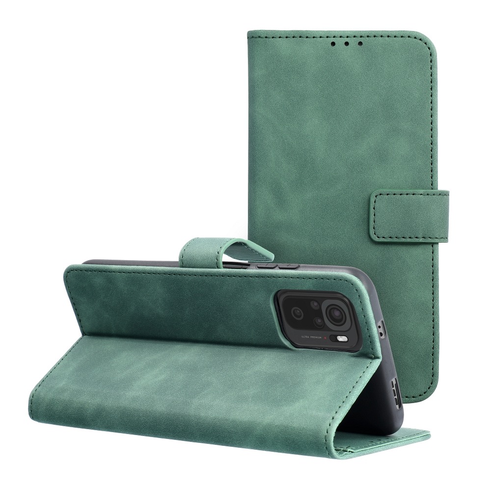 Forcell Tender Wallet Case Θήκη Πορτοφόλι με Δυνατότητα Stand - Green (Xiaomi Redmi Note 11 Pro 4G / 11 Pro 5G / 12 Pro 4G)