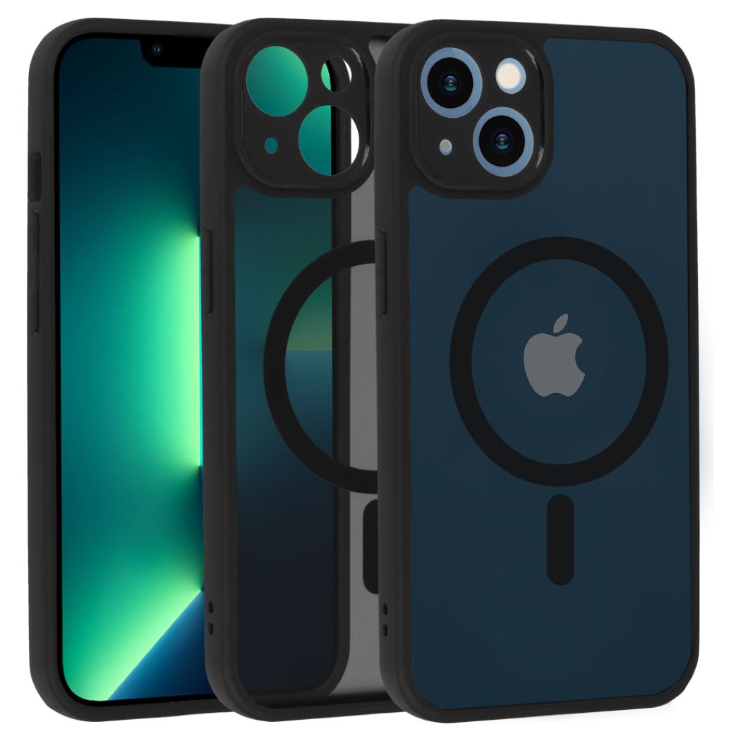 Full Matte Mag Cover MagSafe Hybrid Case Matte Black (iPhone 13)