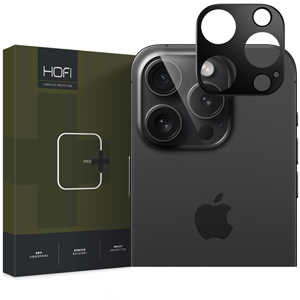 Hofi Alucam Pro+ Camera Cover Μεταλλικό Πλαίσιο Κάμερας Black (iPhone 16 Pro / 16 Pro Max)