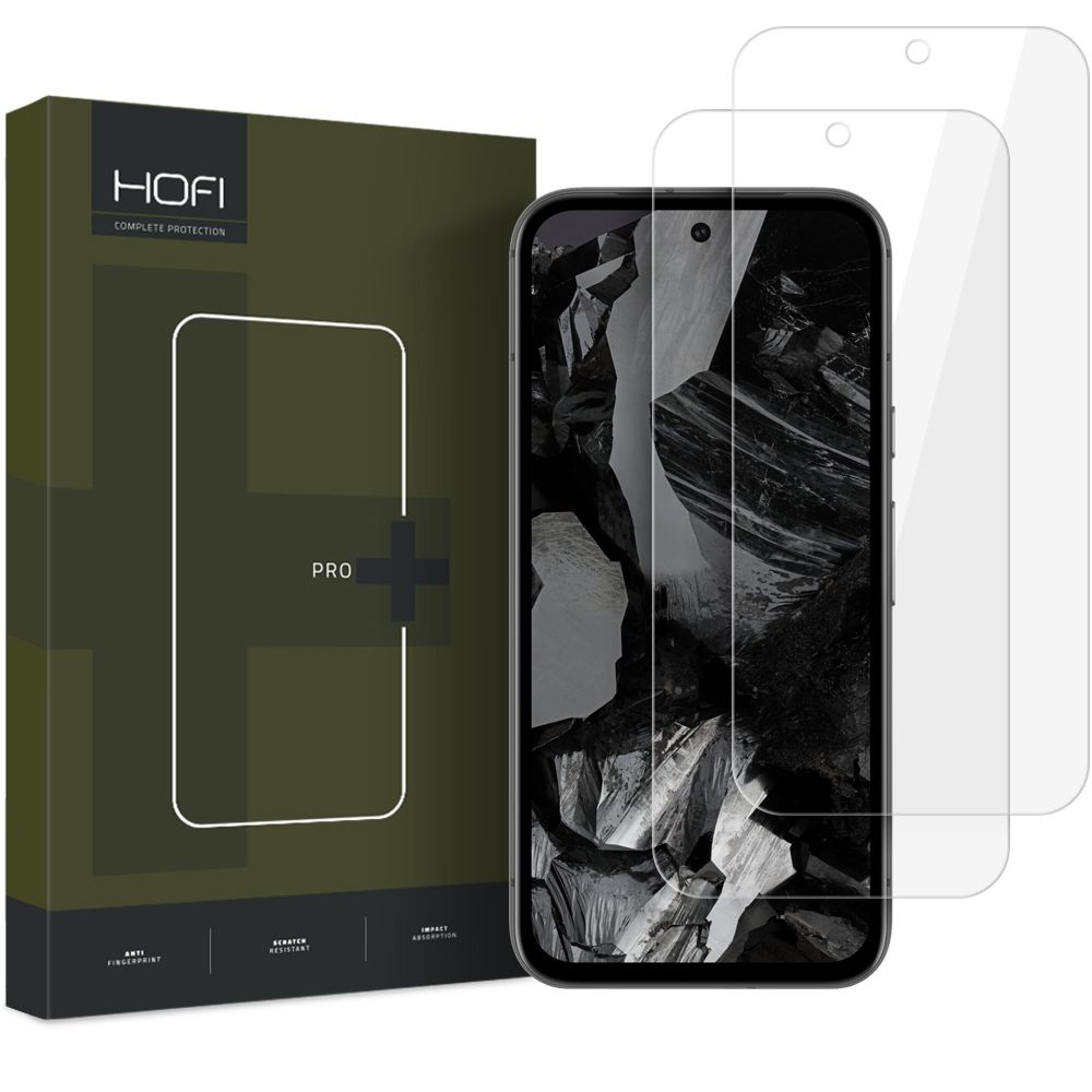 Hofi Glass Pro+ 9H Tempered Glass Screen Prοtector 2-Pack (Google Pixel 9 / 9 Pro)