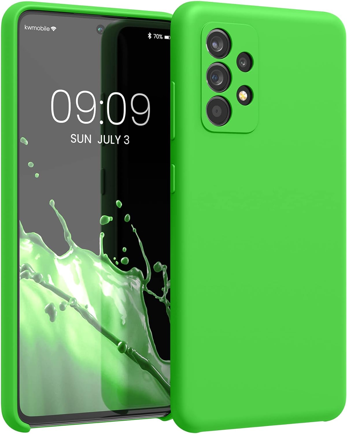 KWmobile Hard Rubber Case Θήκη Σιλικόνης (54347.159) Lime Green (Samsung Galaxy A52 / A52s)