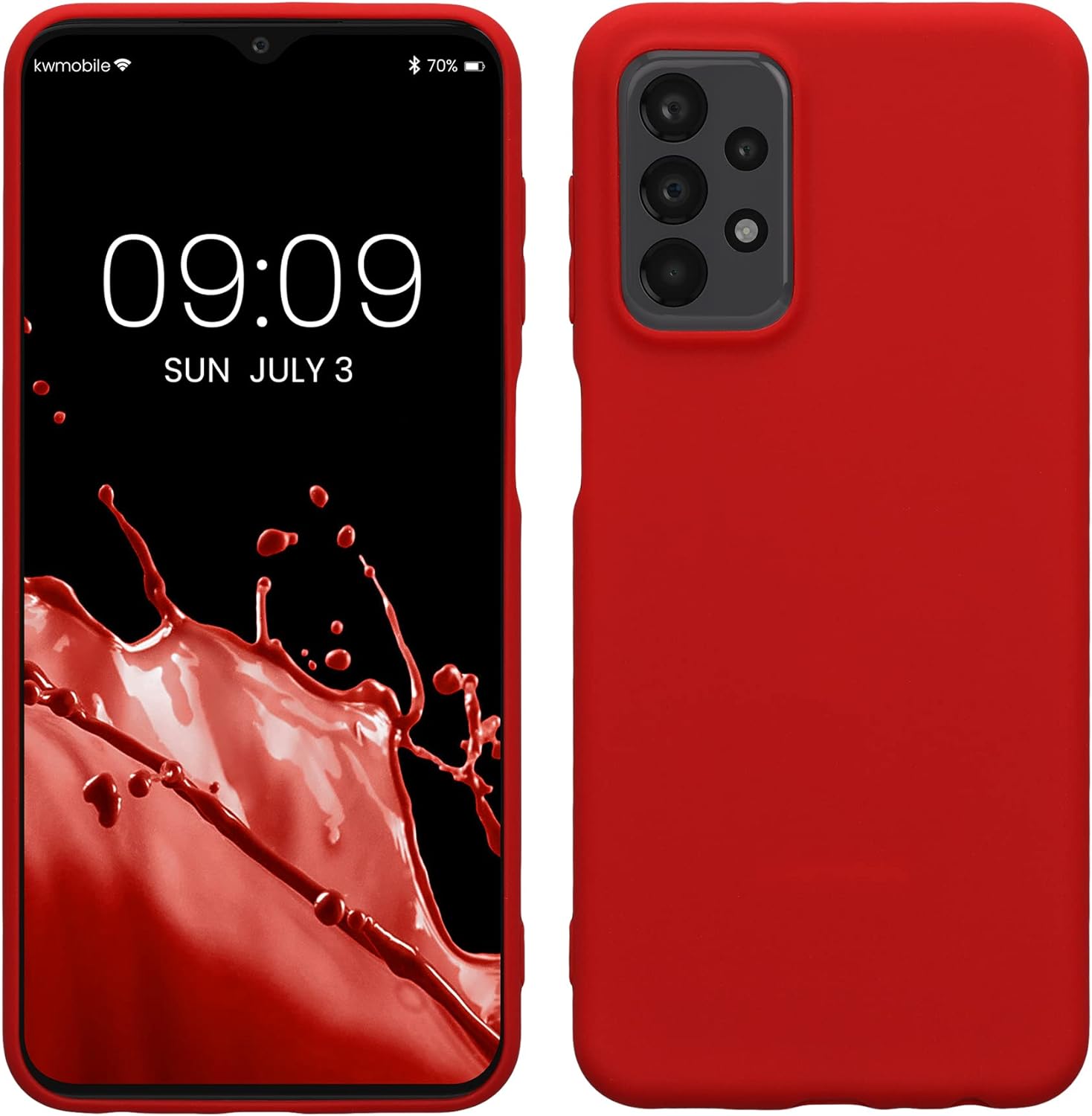 KWmobile TPU Silicone Case (57804.208) Classic Red (Samsung Galaxy A23 4G / 5G)
