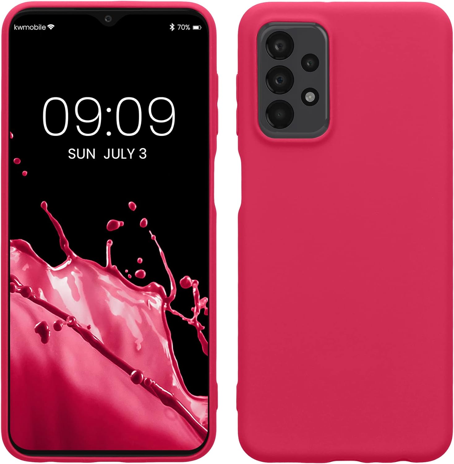 KWmobile TPU Silicone Case (57804.77) Neon Pink (Samsung Galaxy A23 4G / 5G)