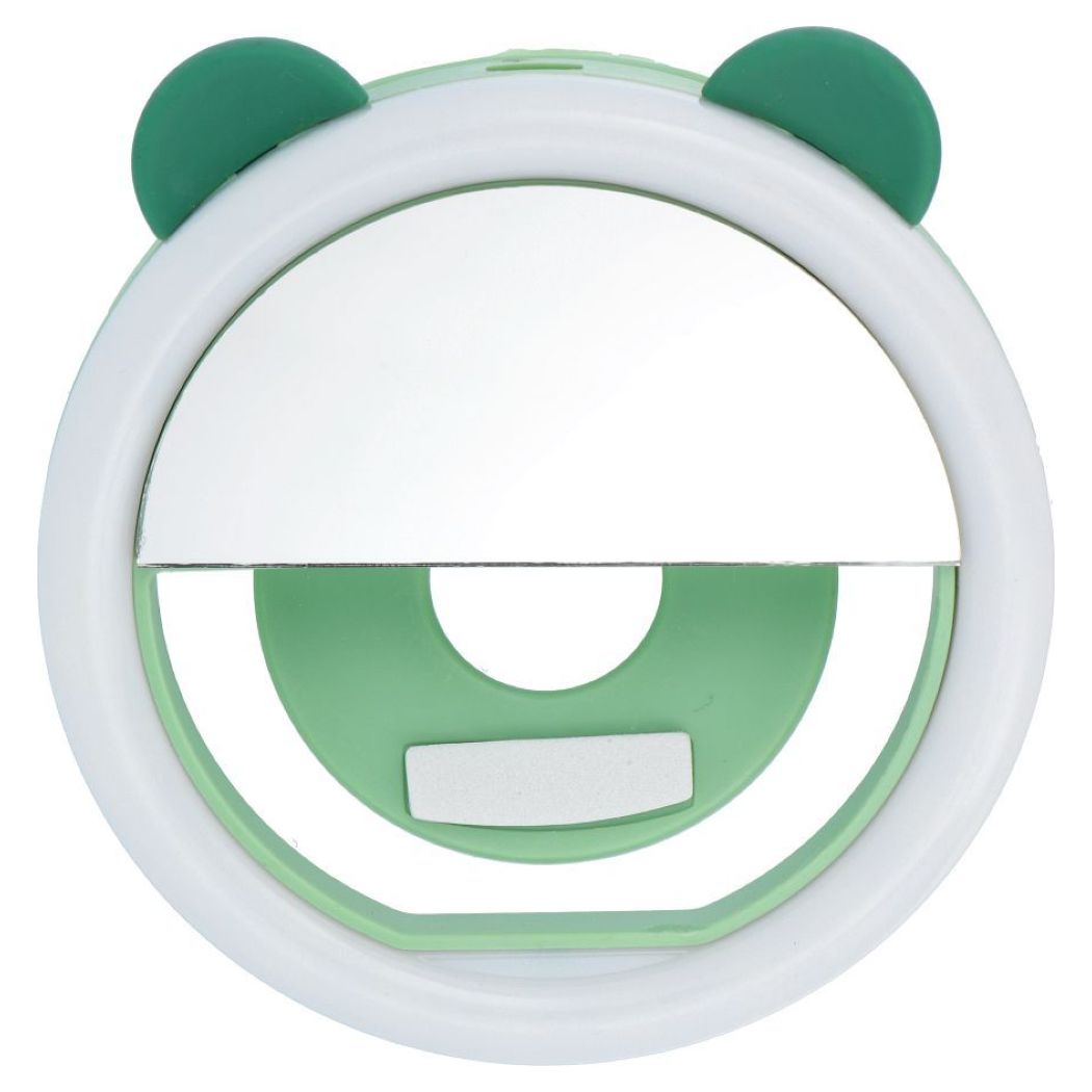 RK12 LED Light Ring for Selfie on Mobile Phone Φωτισμός Led για Smartphone - Green Bear - MT82991