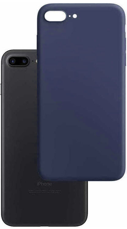 Matt Back Cover TPU Case Θήκη Blue (iPhone 7 Plus / 8 Plus)