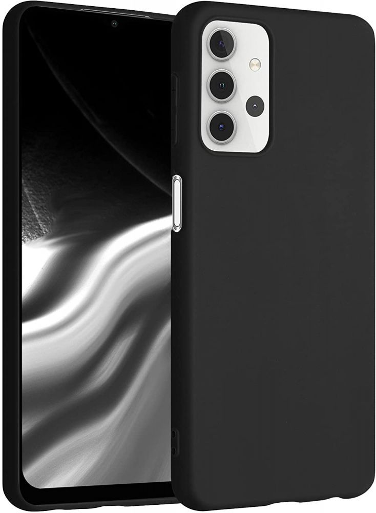 Matt Back Cover TPU Case Θήκη Black (Samsung Galaxy A32 5G) - MT64720