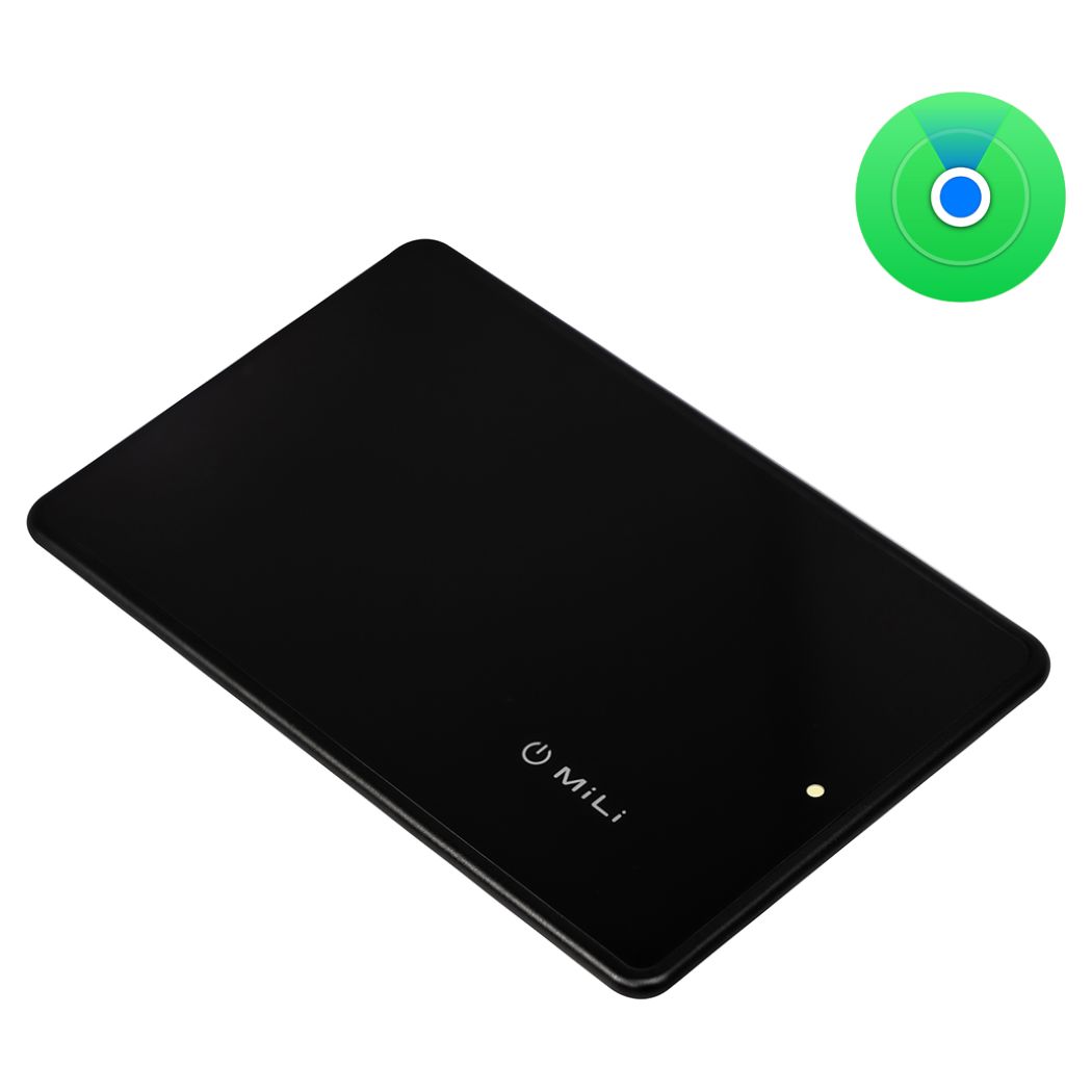 MiLi MiCard HD-P16-C GPS Bluetooth Tracker for Apple Κάρτα Ανίχνευσης Αντικειμένων - Black