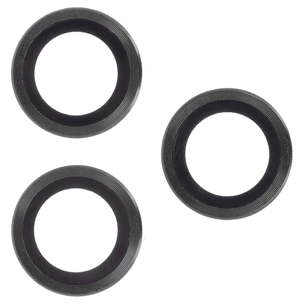 Camera Lens Tempered Glass Film Prοtector Black (iPhone 14 Pro / 14 Pro Max)