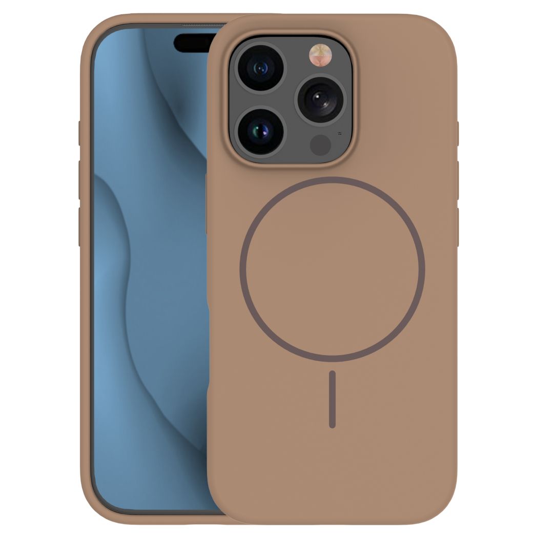 Silicone Thin Mag Case Θήκη Σιλικόνης Συμβατή με MagSafe - Brown (iPhone 16e / 17e) - MT78528