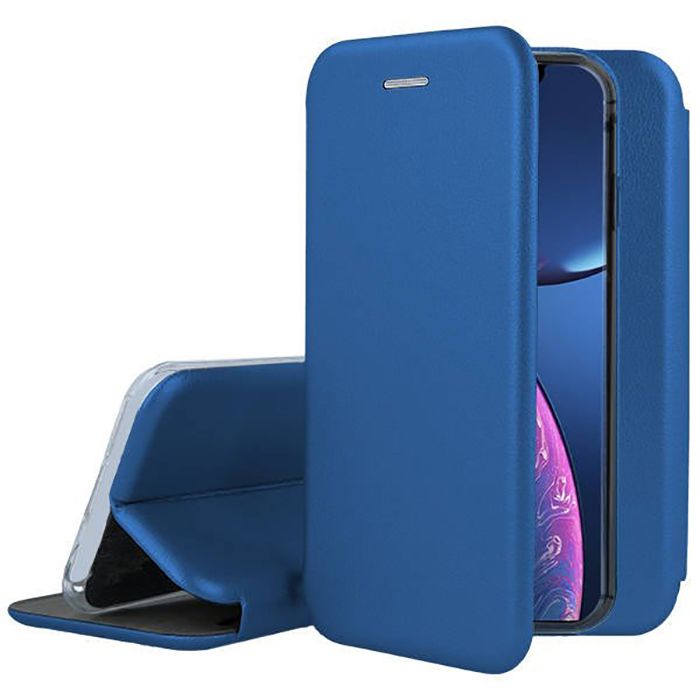 Smart Diva Book Case με Δυνατότητα Στήριξης - Navy Blue (iPhone 16e / 17e) - MT80861