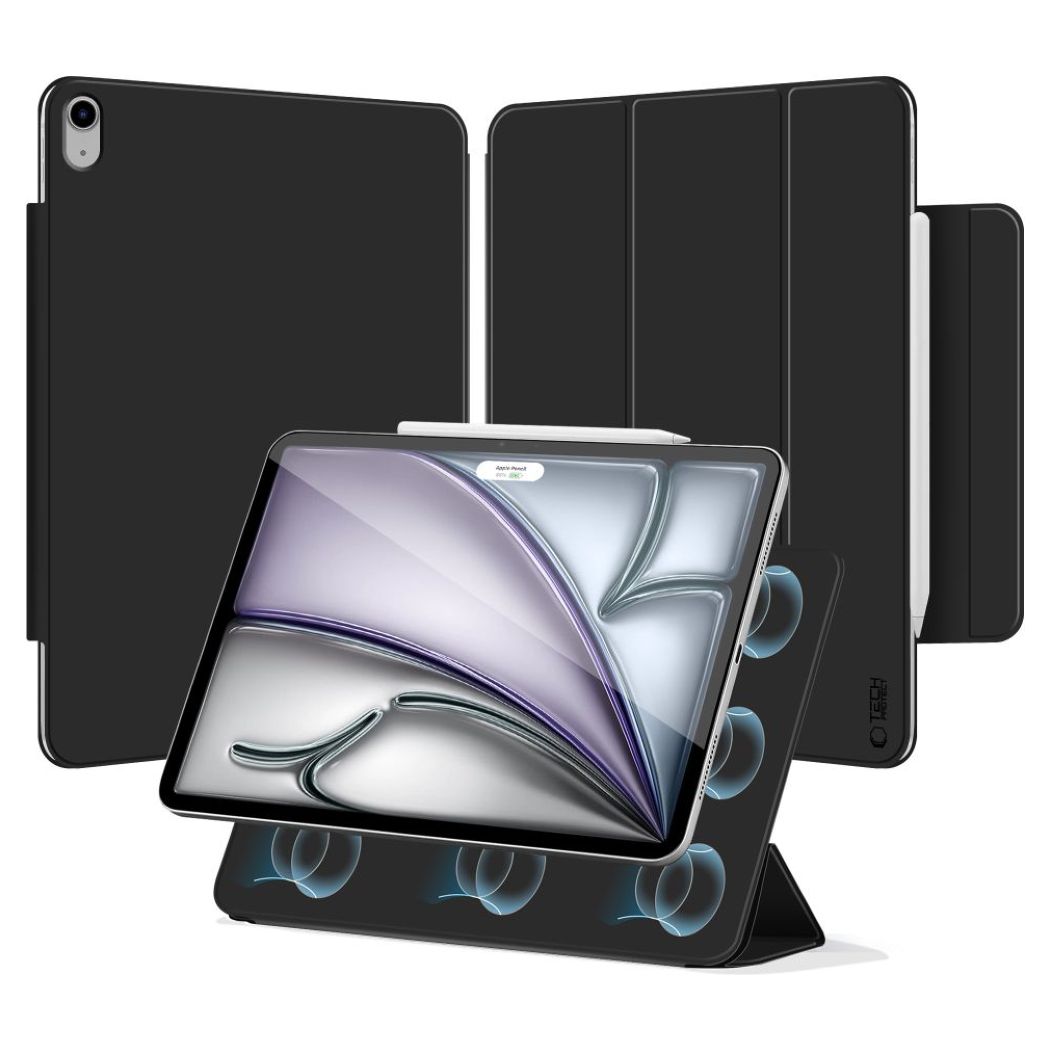 TECH-PROTECT SmartCase Magnetic με δυνατότητα Stand - Black (iPad Air 13'' 6 2024 / 7 2025 / 8 2026) - MT77488
