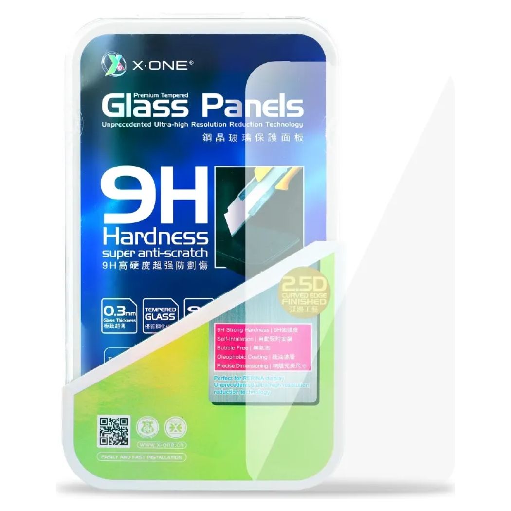 X-One Αντιχαρακτικό Γυάλινο 9H - 2.5D Tempered Glass Screen Protector (iPhone 15 Plus / 16 Plus)