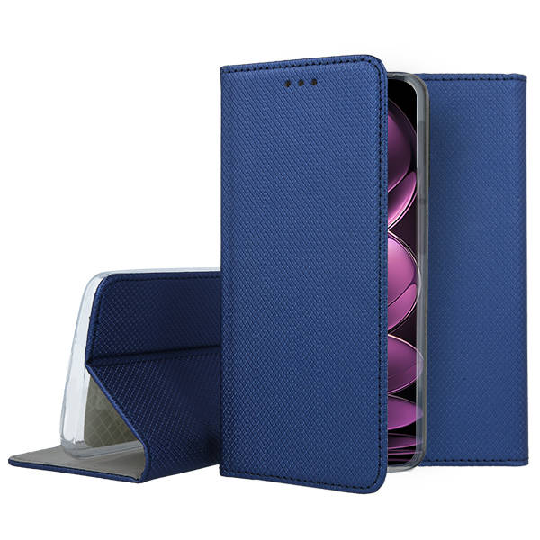 Forcell Smart Book Case με Δυνατότητα Stand Θήκη Πορτοφόλι Navy (Xiaomi Redmi Note 12 Pro 5G / Poco X5 Pro 5G) - MT71380