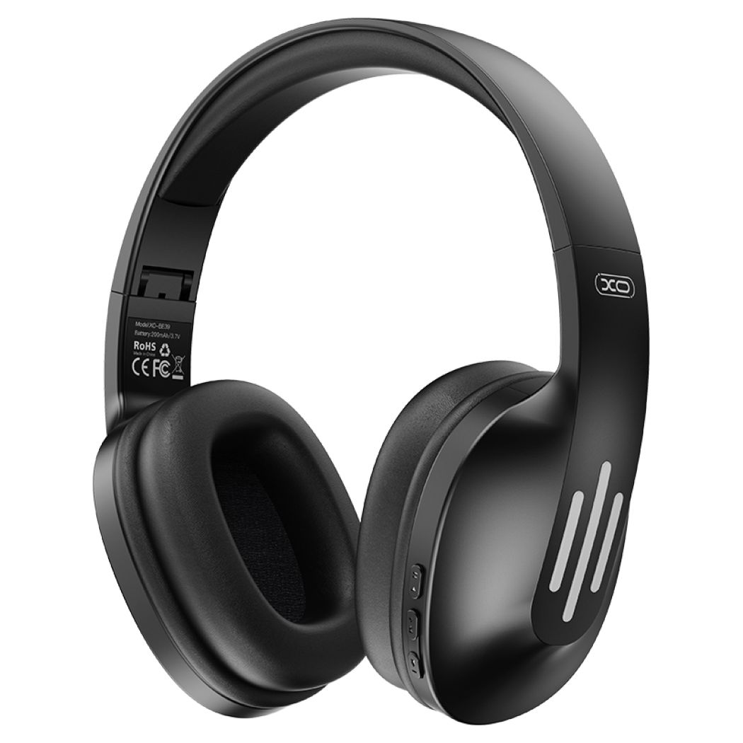 XO BE39 Wireless Bluetooth Headphones Ασύρματα Ακουστικά - Black